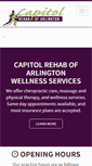Mobile Screenshot of capitolrehabofarlington.com